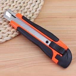 COMBO 10 Dao Rọc Giấy Bản To Không Vỉ - Dao Rọc Giấy Lưỡi Thép, Cán Dày Cầm Chắc Tay 3