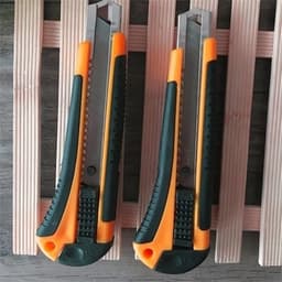 COMBO 10 Dao Rọc Giấy Bản To Không Vỉ - Dao Rọc Giấy Lưỡi Thép, Cán Dày Cầm Chắc Tay 5