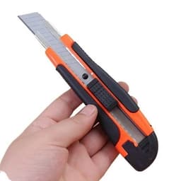 COMBO 10 Dao Rọc Giấy Bản To Không Vỉ - Dao Rọc Giấy Lưỡi Thép, Cán Dày Cầm Chắc Tay 2