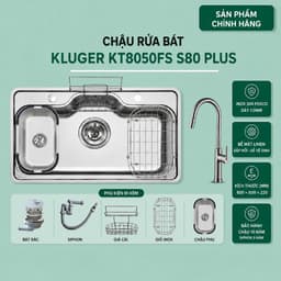 Chậu rửa bát Kluger KT8050FS S80 Plus | Hàng Chính Hãng 1