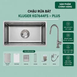 Chậu rửa bát Kluger KG7644FS  Plus | new 2025 | Hàng chính hãng 1