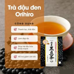 Trà Đậu Đen Orihiro Túi Lọc Nhật Bản 30 Gói – Trà Đậu Đen Dễ Uống 3