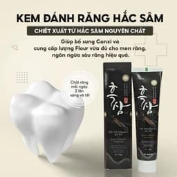 Kem Đánh Răng Hắc Sâm 150g – Kem Đánh Răng Hàn Quốc Làm Sạch Răng Miệng 3