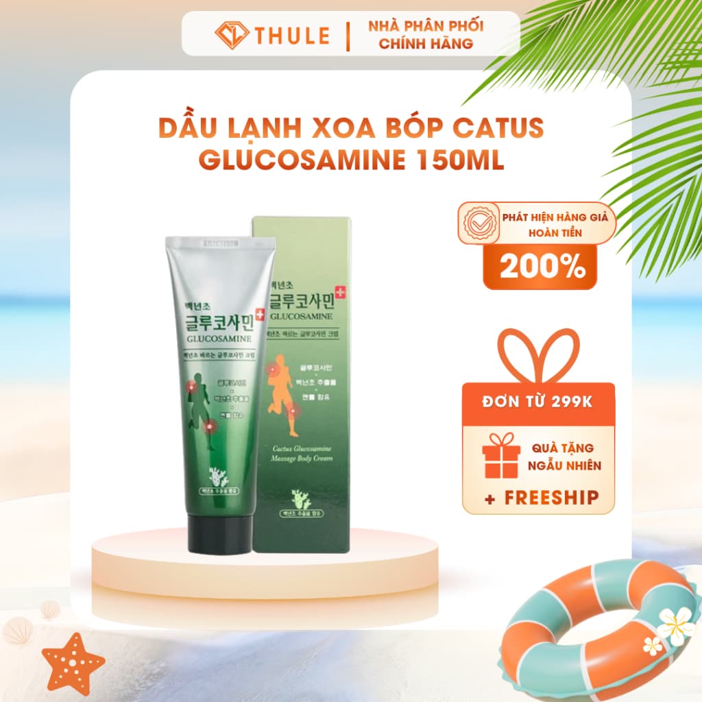 Dầu Xoa Bóp Catus Glucosamine 150ml – Dầu Lạnh Massage Thư Giãn Cơ Thể