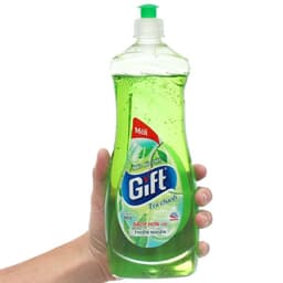 Nước Rửa Chén Gift Trà Chanh 800g – Nước Rửa Chén Gia Đình Làm Sạch Dầu Mỡ 2
