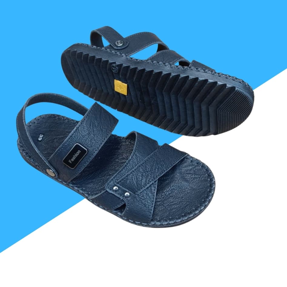 Dép quai hậu nam thời trang , Sandal nam quai chéo đế đúc mỏng dẻo  SDL8 trẻ trung thanh lịch đế mỏng êm chân