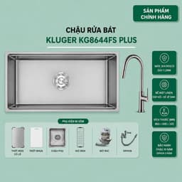 Chậu rửa bát Kluger KG8644FS Plus | Hàng chính hãng 1