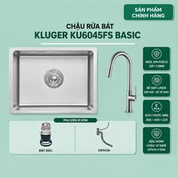 Chậu rửa bát Kluger KU6045FS Basic | Hàng chính hãng 1