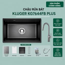 Chậu rửa bát Kluger KG7644FB Plus | Hàng Chính Hãng 1
