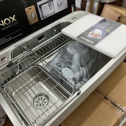 CHẬU RỬA BÁT NOBINOX ARVO B275 | Kích thước 75x48cm 6