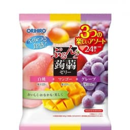 Thạch Trái Cây Orihiro Nhật Bản 480g (20g x 24 Cái) Ăn Vặt Tiện Lợi Kết Hợp 3 Hương Vị Trái Cây 2