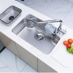 CHẬU RỬA BÁT 1 HỐ NOBINOX ARVO B370 7