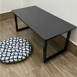 Bàn học gấp gọn ngồi bệt chân sắt 30x40x80cm và Mặt Gỗ, Chân Nhựa Abs 2022. LMS 5
