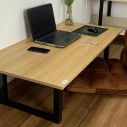 Bàn học gấp gọn ngồi bệt chân sắt 30x40x80cm và Mặt Gỗ, Chân Nhựa Abs 2022. LMS 6