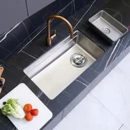 CHẬU RỬA BÁT NOBINOX ARVO V676 | KÍCH THƯỚC 76 x 43CM | VÂN VẢI CHỐNG XƯỚC | Hàng chính hãng 5