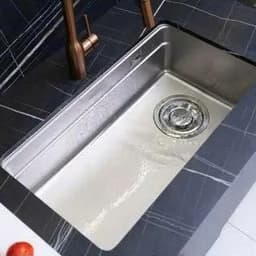 CHẬU RỬA BÁT NOBINOX ARVO V676 | KÍCH THƯỚC 76 x 43CM | VÂN VẢI CHỐNG XƯỚC | Hàng chính hãng 4