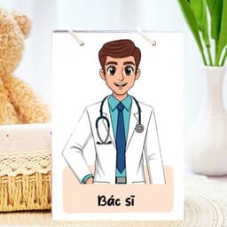 Thẻ Flash EVON BABY dạy bé tập nói -Thẻ Tranh Gọi Tên Người Thân 5