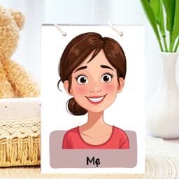 Thẻ Flash EVON BABY dạy bé tập nói -Thẻ Tranh Gọi Tên Người Thân 3