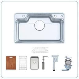 CHẬU RỬA BÁT NOBINOX LIKEN NL792D | KÍCH THƯỚC 83X50CM 2