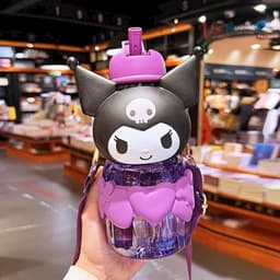 Bình Nước Hoạt Hình Cinnamoroll My Melody 3D 850ML Cute Dễ Thương Cho Bé 2