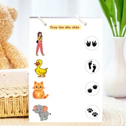 Thẻ Flash EVON BABY dạy bé tập nói - BÉ TẬP NỐI HÌNH VỚI BÓNG 6