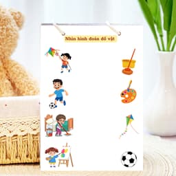 Thẻ Flash EVON BABY dạy bé tập nói - BÉ TẬP NỐI HÌNH VỚI BÓNG 5