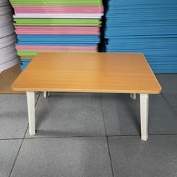 Bàn học gấp gọn ngồi bệt chân sắt 30x40x80cm và Mặt Gỗ, Chân Nhựa Abs 2022. LMS 8
