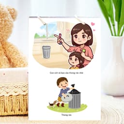 Thẻ Flash EVON BABY dạy bé tập nói - Bé nghe hiểu và làm theo hành động - Mẹ Sai Vặt Con 5