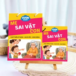 Thẻ Flash EVON BABY dạy bé tập nói - Bé nghe hiểu và làm theo hành động - Mẹ Sai Vặt Con 9