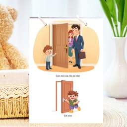Thẻ Flash EVON BABY dạy bé tập nói - Bé nghe hiểu và làm theo hành động - Mẹ Sai Vặt Con 7