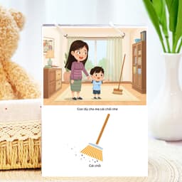 Thẻ Flash EVON BABY dạy bé tập nói - Bé nghe hiểu và làm theo hành động - Mẹ Sai Vặt Con 6