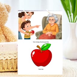 Thẻ Flash EVON BABY dạy bé tập nói - Bé nghe hiểu và làm theo hành động - Mẹ Sai Vặt Con 4