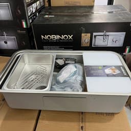 CHẬU RỬA BÁT 1 HỐ NOBINOX NOVA A282M | MẪU MỚI NHẤT 2026 5