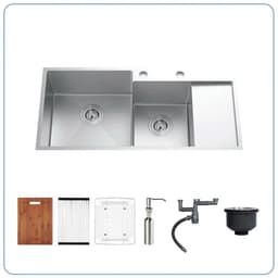 CHẬU RỬA BÁT 2 HỐ NOBINOX LIKEN NL746 2