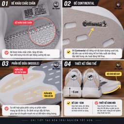 [GeekSneaker] Giày thể thao địa hình đế chống trượt phong cách sneaker, giày chạy bộ nam nữ Evo Art 2