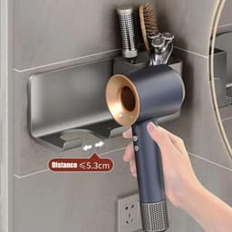 Giá Đỡ Máy Sấy Tóc 2in1 Có Ngăn Đựng Đồ và Loại Không Ngăn. LMS 5