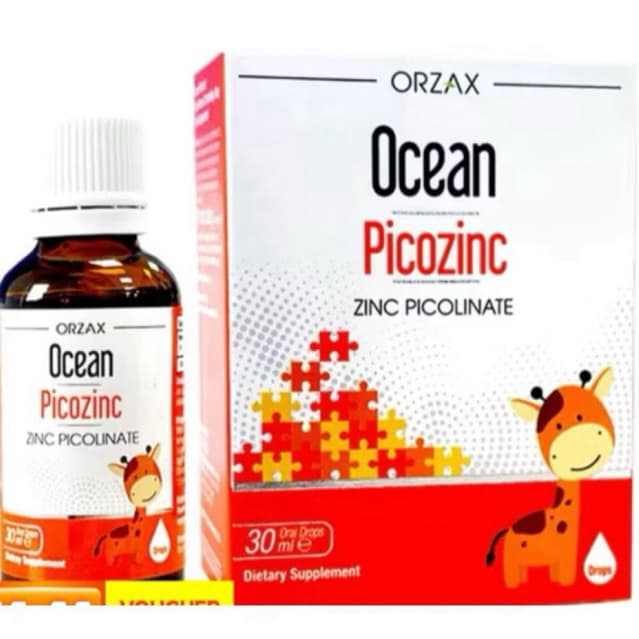 Ocean Picozinc (30 ml ) Bổ sung Kẽm hữu cơ nhỏ giọt cho bé,hỗ trợ tăng cường sức đề kháng, ăn ngon