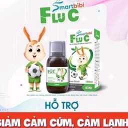 Smartbibi Flu C - Giúphỗ trợ Trẻ em và người lớn có sức đề kháng kém, hay bị ho, đau rát họng, cảm lạnh, cảm cúm 1