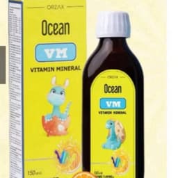 Siro Ocean VM (hộp 150 ml)  hỗ trợ bổ sung 17 vi chất cần thiết cho cơ thể, nâng cao sức khỏe, tăng đề kháng 2