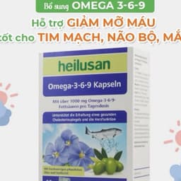 Heilusan Omega-3-6-9 Kapseln (60 viên) Bổ Sung DHA, EPA Vitamin E giúp bổ mắt, phát triển não bộ, tim mạch 2