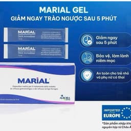 Marial Gel ( Hộp 20 gói x 15ml) chống trào ngược dạ dày thực quản, bảo vệ, tái tạo và phục hồi niêm mạc họng 1