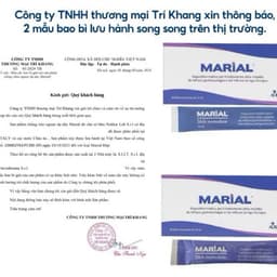 Marial Gel ( Hộp 20 gói x 15ml) chống trào ngược dạ dày thực quản, bảo vệ, tái tạo và phục hồi niêm mạc họng 3