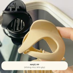 Kẹp Tóc Gắp Giọt Nước NHÀ CÚ Kẹp Mái Kẹp Nửa Tóc Nhựa Cao Cấp Phong Cách Hàn Quốc Màu Pastel 6190 2