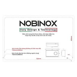 CHẬU RỬA BÁT 1 HỐ NOBINOX ARVO V775 5
