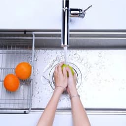 CHẬU RỬA BÁT 1 HỐ NOBINOX LIRA NJ566D | Kích thước 860X445 | Hàng chính hãng 4