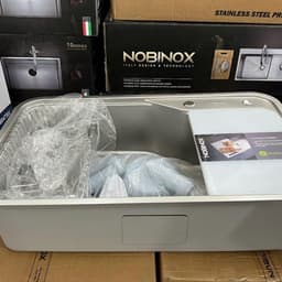 Chậu rửa 1 hố Nobinox NOVA  A182 | HÀNG CHÍNH HÃNG 4