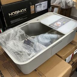 Chậu rửa 1 hố Nobinox NOVA  A182 | HÀNG CHÍNH HÃNG 3