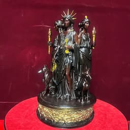 Tượng nữ thần Hecate in 3D . cao 22 cm 2