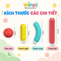 Đồ chơi lắp ghép Nam Châm từ tính Winpi Montessori 36/64 /72 Chi Tiết, Đồ chơi xếp hình,Đồ Chơi Lắp Ráp,Đồ chơi nam châm 5