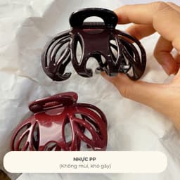 Kẹp Tóc Càng Cua Bạch Tuộc Medusa NHÀ CÚ Size Lớn Vân Đá Phong Cách Phụ Kiện Tóc Hàn Quốc Thanh Lịch 6191 3